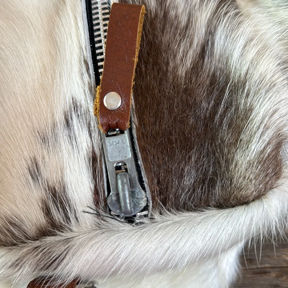 Cowhide‎ weekender bag tote, duffle